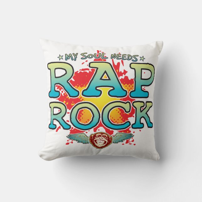Cojín Decorativo Rap Rock Soul Cushion (Anverso)