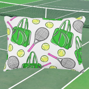 Cojín Decorativo Raquetas de tenis Preppy / Deportes