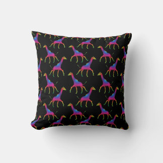 Cojín Decorativo Rara Giraffe Psicodélica