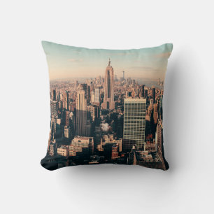 Cojín Decorativo Rascacielos de la ciudad de Nueva York en la azote