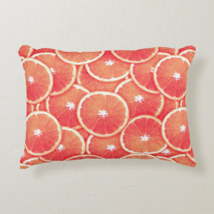 Cojín Decorativo Rasgos de pomelo rosa