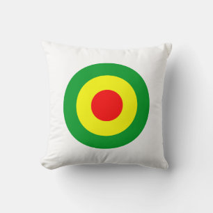 Cojín Decorativo Rasta/Reggae Roundel Dub