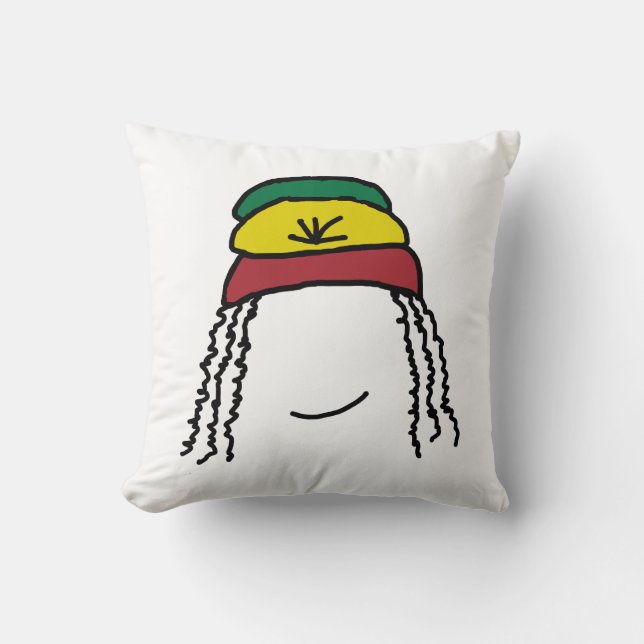 Cojín Decorativo Rasta Smile (Anverso)