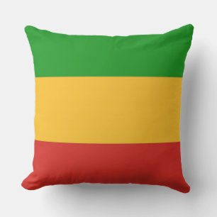 Cojín Decorativo RASTAFARI FLAG COLORES franjas + tus ideas