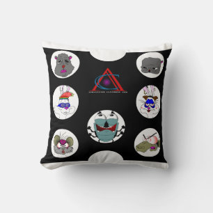 Cojín Decorativo Ratas y amigos Pillow