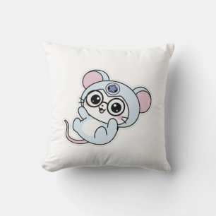 Cojín Decorativo Ratón adorable pequeño lindo y encantador