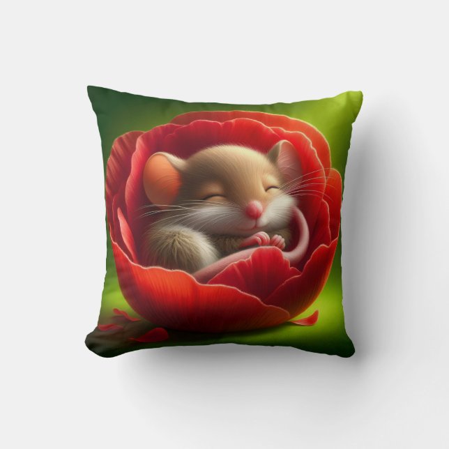 Cojín Decorativo Ratón agudo (Anverso)