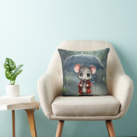 Ratón bajo un paraguas