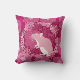 Cojín Decorativo Ratón de flor de vida