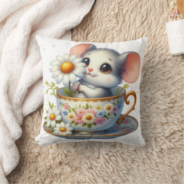 Cojín Decorativo Ratón de taza de té