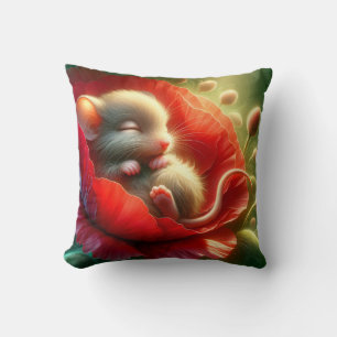 Cojín Decorativo Ratón durmiente muy lindo
