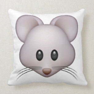 Cojín Decorativo Ratón - Emoji
