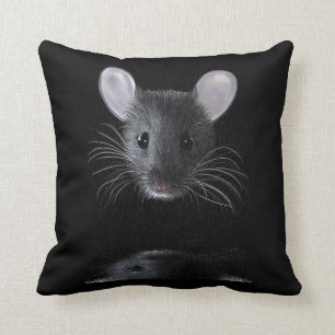 Cojín Decorativo Ratón en el amortiguador del tiro de la lluvia