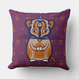 Cojín Decorativo Ratón Marrón Pequeño