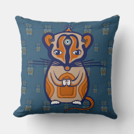 Cojín Decorativo Ratón Marrón Pequeño