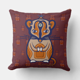 Cojín Decorativo Ratón Marrón Pequeño