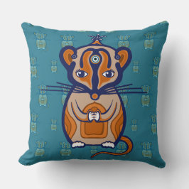 Cojín Decorativo Ratón Marrón Pequeño