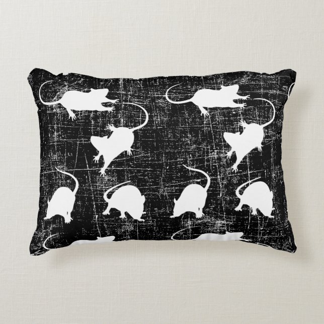 Cojín Decorativo ratones blancos (Anverso)