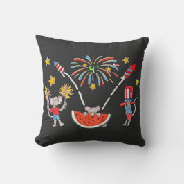 Cojín Decorativo Ratones del 4 de Julio