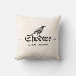 Cojín Decorativo Raven Crest Siempre Aprendiendo