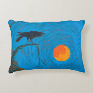 Cojín Decorativo Raven y Luna llena