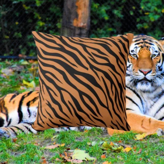 Cojín Decorativo raya de tigre (Subido por el creador)