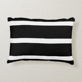 Cojín Decorativo Raya negra con blanco