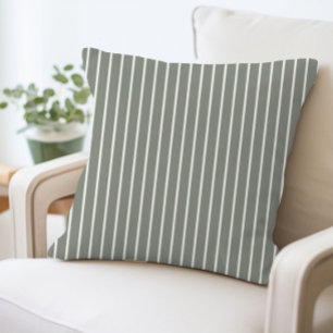 Cojín Decorativo Raya Verde Oliva