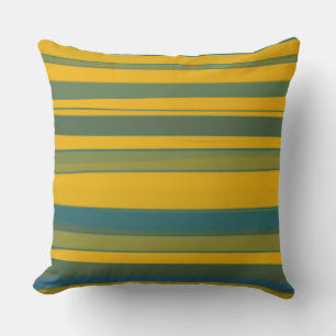 Cojín Decorativo Rayas abstractas de Ming de Citrina