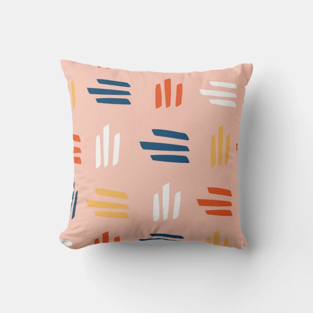 Cojín Decorativo Rayas apiladas minimalistas (Anverso)