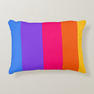 Cojín Decorativo Rayas arcoiris