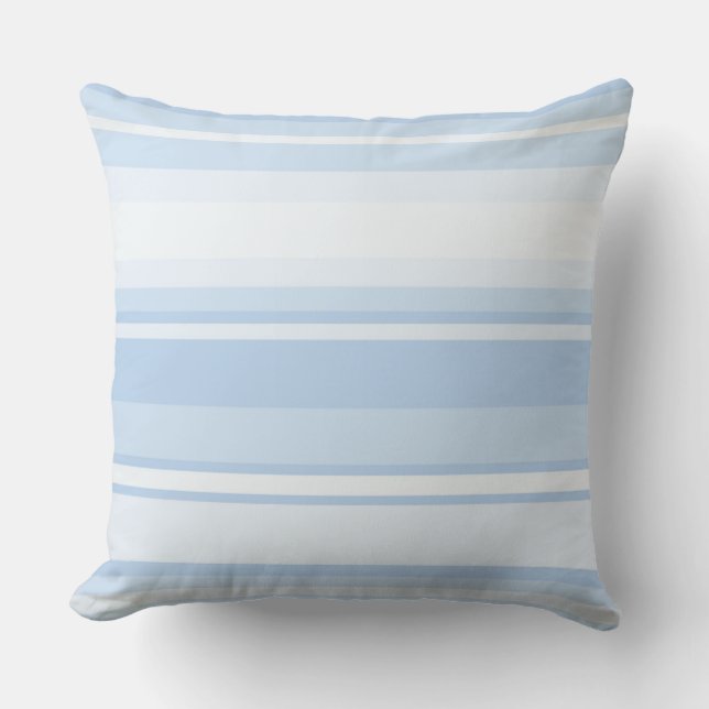 Cojín Decorativo Rayas azules bebes (Anverso)