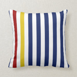 Cojín Decorativo Rayas azules náuticas