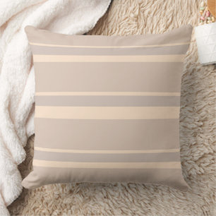Cojín Decorativo Rayas Beige