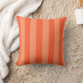 Cojín Decorativo Rayas bicolor naranjas