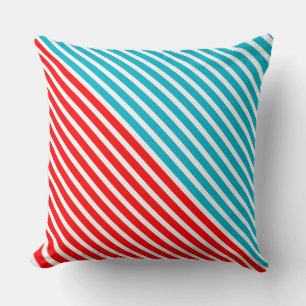 Cojín Decorativo Rayas blancas estrechas + tu trasero color e ideas