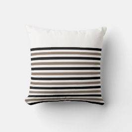 Cojín Decorativo Rayas blancas negras con ACENTO ADAPTABLE