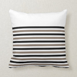 Cojín Decorativo Rayas blancas negras con ACENTO ADAPTABLE