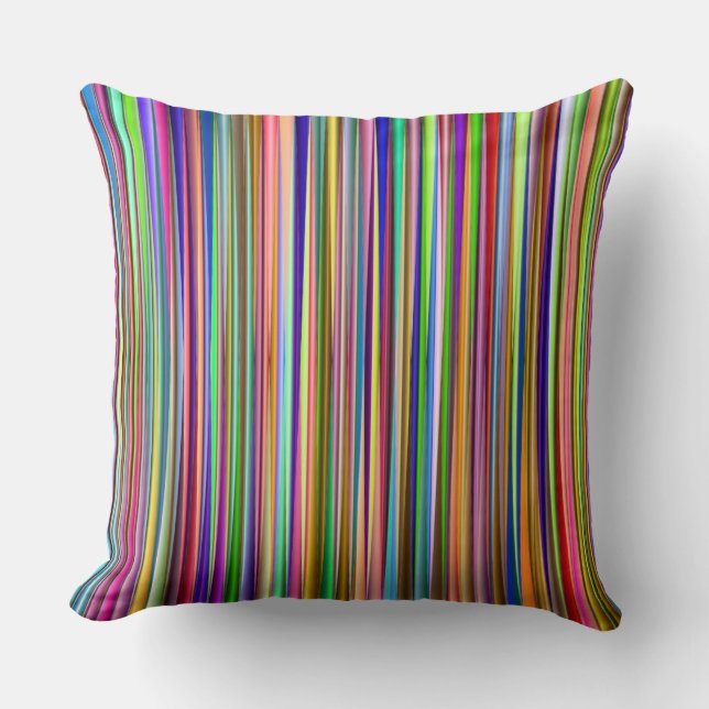 Cojín Decorativo Rayas brillantes (Anverso)