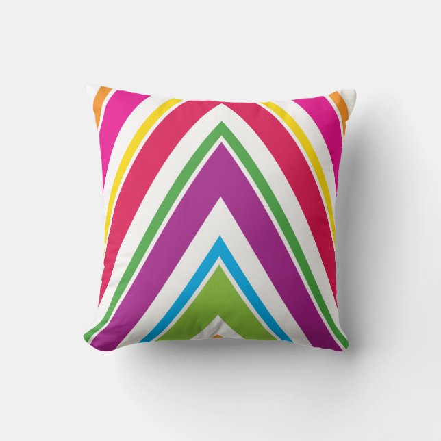 Cojín Decorativo Rayas brillantes MOJO Pillow americano (Anverso)