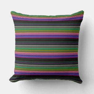 Cojín Decorativo Rayas coloridas retro lindas
