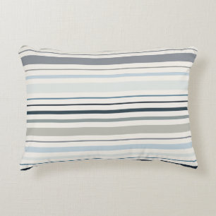 Cojín Decorativo Rayas Costeras Azules