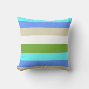 Cojín Decorativo Rayas de color de la playa de Sint Maarten Pillow