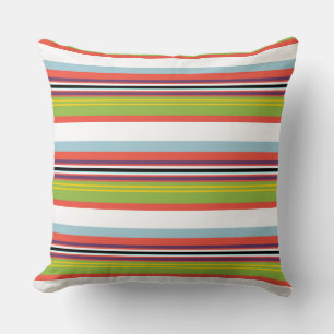 Cojín Decorativo Rayas de colores mágicos