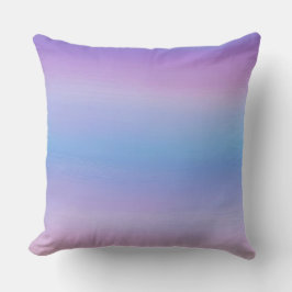 Cojín Decorativo rayas de gradiente púrpura y azul