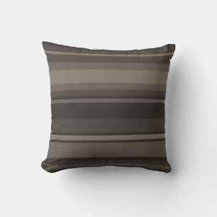 Cojín Decorativo Rayas de taupe