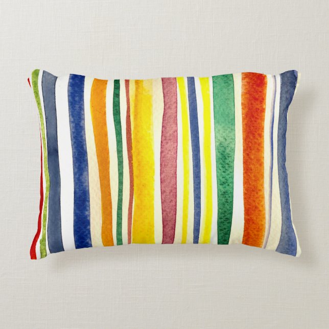 Cojín Decorativo rayas de verano (Anverso)