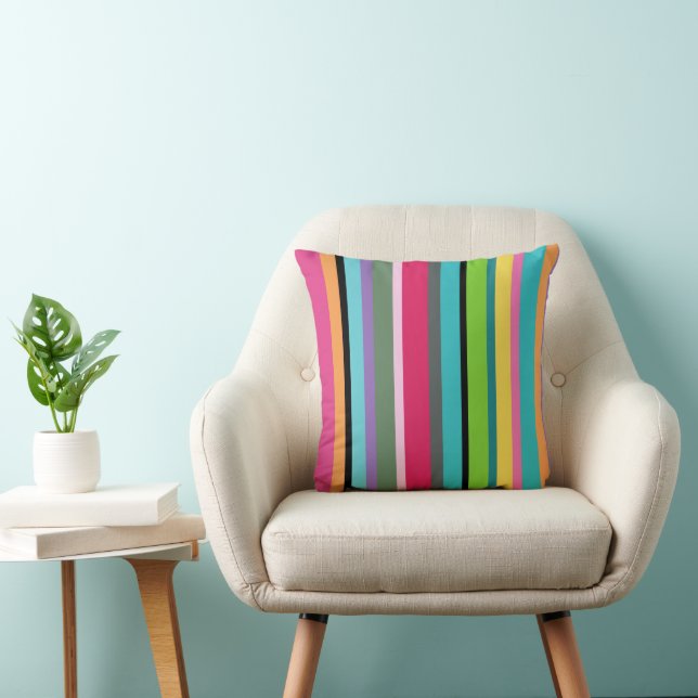 Cojín Decorativo Rayas de verano (Silla)