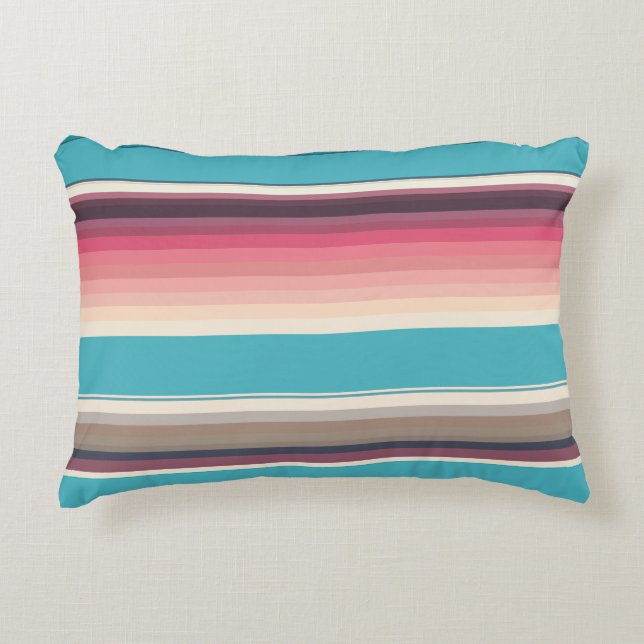 Cojín Decorativo Rayas del horizonte (Anverso)