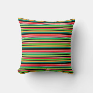Cojín Decorativo Rayas dulces y coloridas